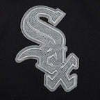 MLB CHICAGO WHITE SOX REVERSE FRENCH TERRY WOMEN'S COLORBLOCK FLC FZ (BLACK/GRAY/EGGSHELL)