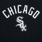 MLB CHICAGO WHITE SOX CLASSIC CHENILLE WOMEN'S FLC CREWNECK (BLACK)