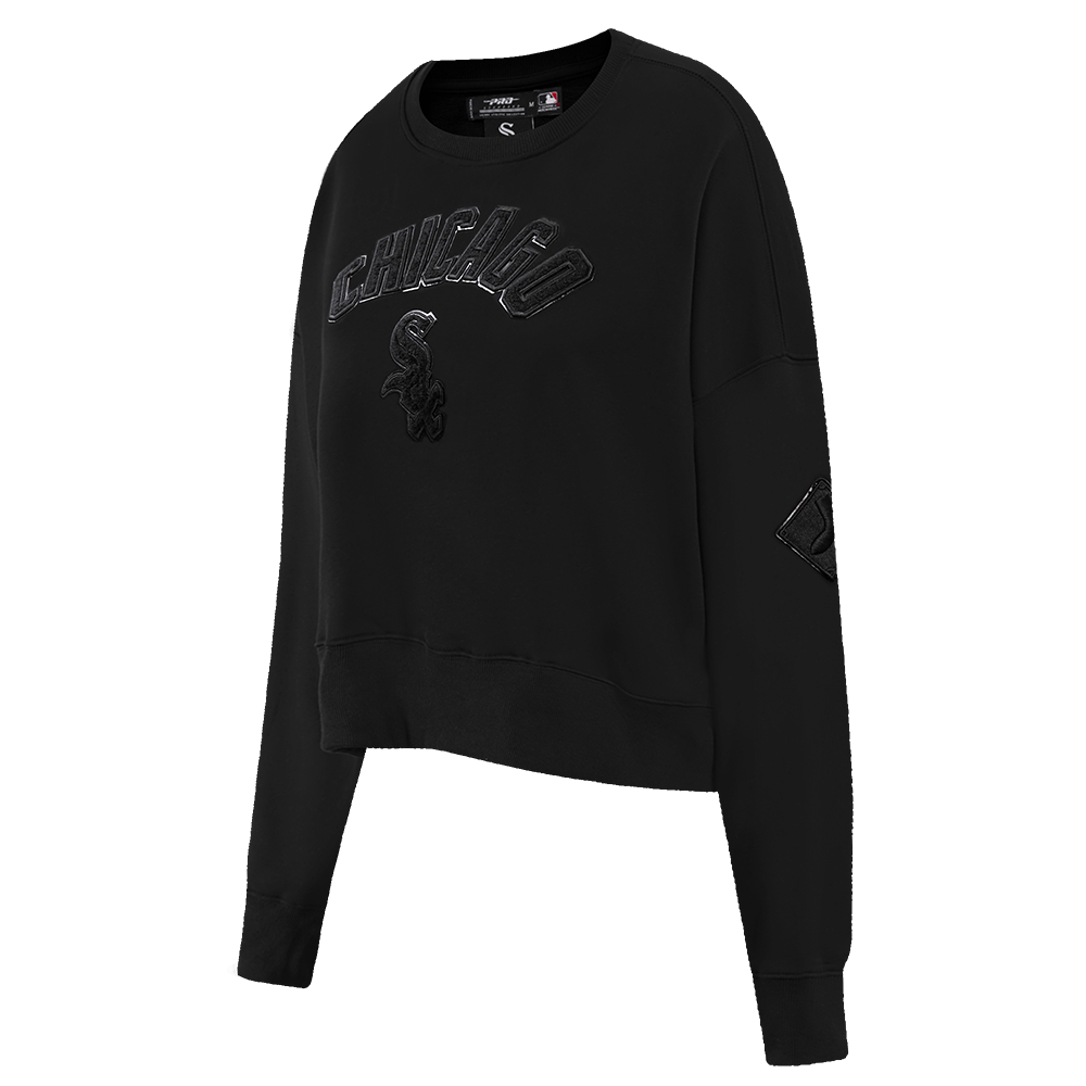 MLB CHICAGO WHITE SOX TRIPLE BLACK WOMEN'S CREWNECK (TRIPLE BLACK)