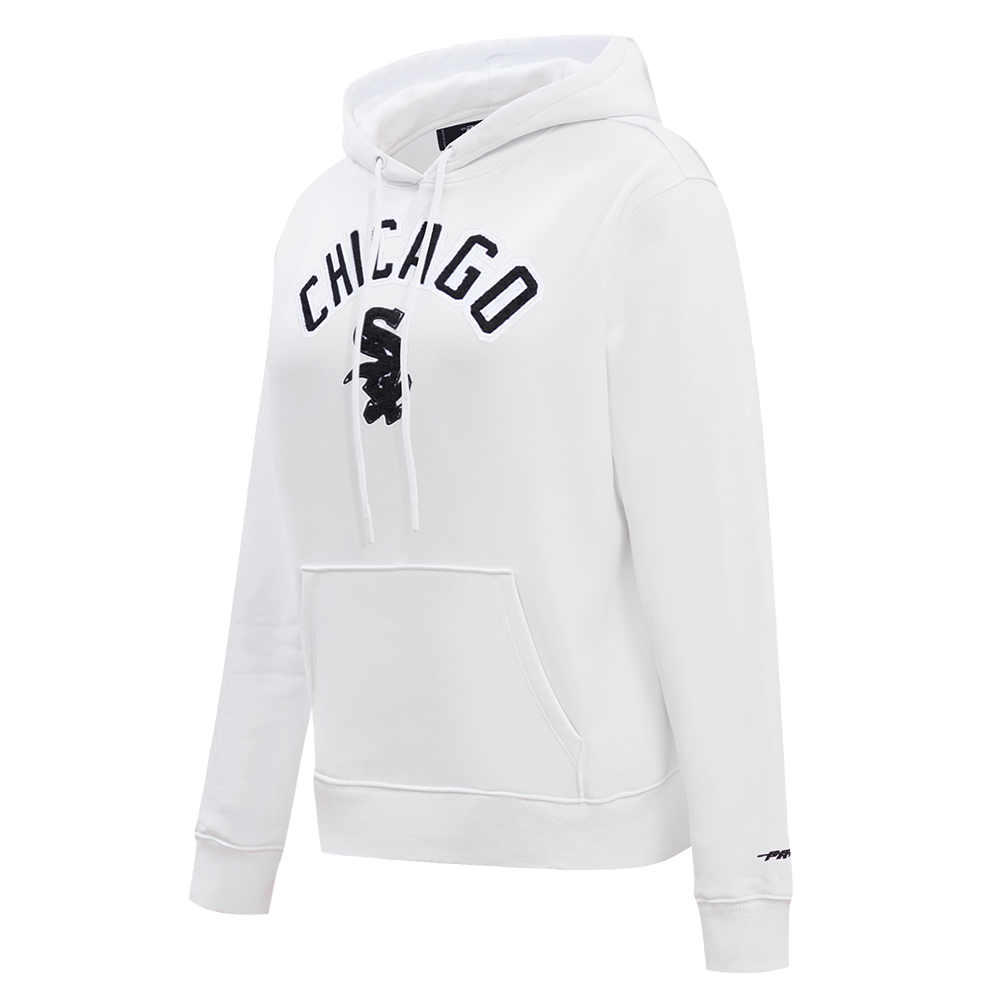 MLB CHICAGO WHITE SOX CLASSIC WOMEN'S PULLOVER HOODIE (WHITE)