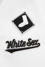 MLB CHICAGO WHITE SOX CLASSIC WOMEN'S CROPPED PULLOVER HOODIE (WHITE)