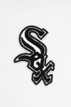MLB CHICAGO WHITE SOX CLASSIC WOMEN'S CROPPED PULLOVER HOODIE (WHITE)