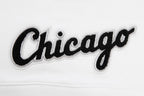 MLB CHICAGO WHITE SOX CLASSIC WOMEN'S CROPPED PULLOVER HOODIE (WHITE)