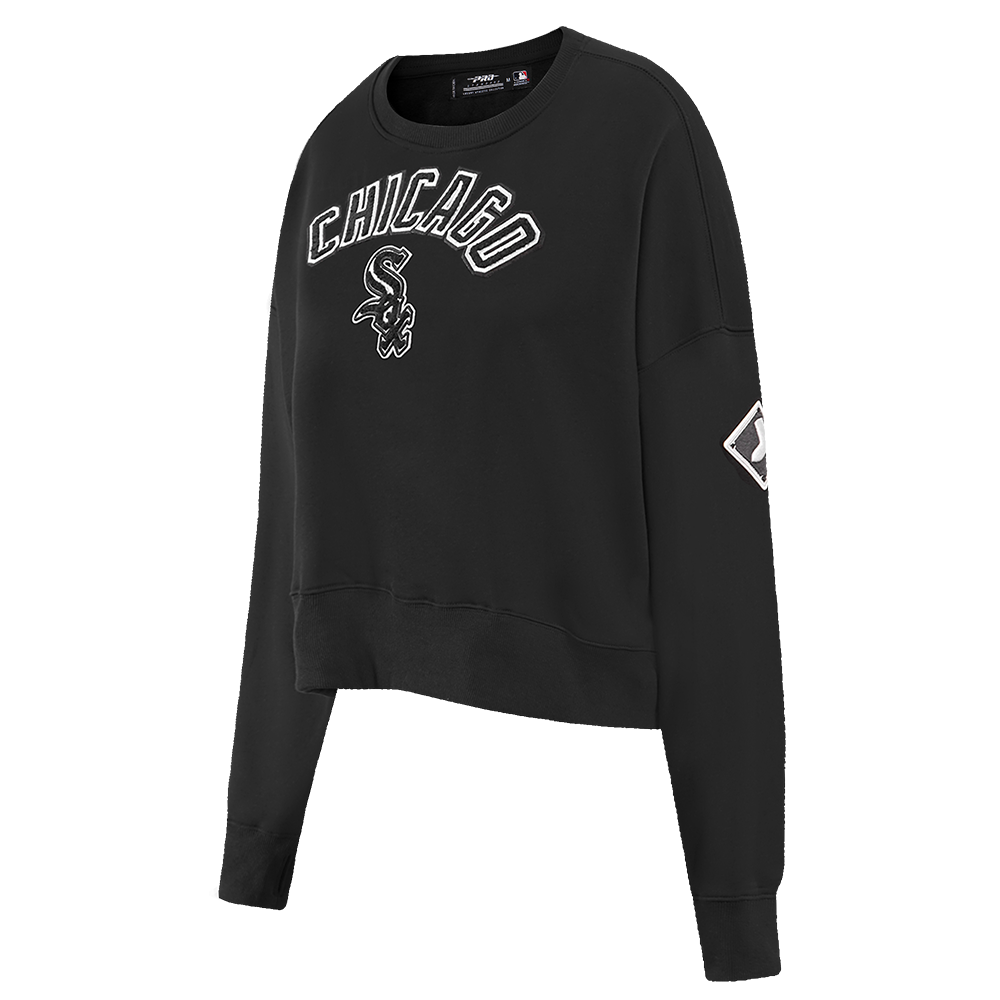 MLB CHICAGO WHITE SOX CLASSIC WOMEN'S CREWNECK (BLACK)