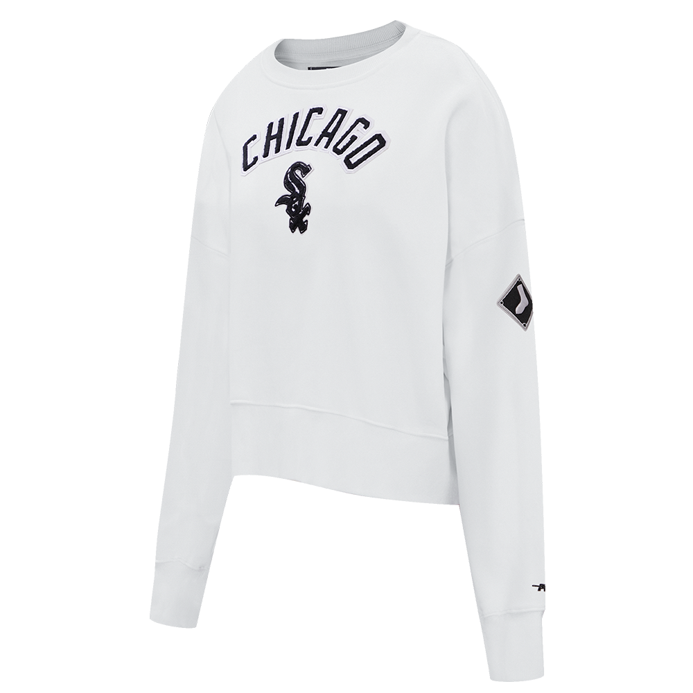 MLB CHICAGO WHITE SOX CLASSIC WOMEN'S CREWNECK (WHITE)