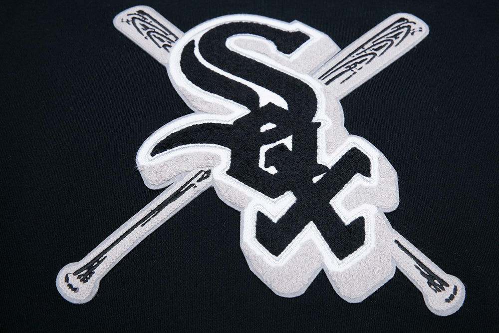 MLB CHICAGO WHITE SOX MASHUP WOMEN'S RIB CREWNECK (BLACK/GRAY)