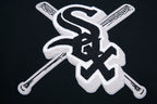 MLB CHICAGO WHITE SOX MASHUP WOMEN'S RIB CREWNECK (BLACK/GRAY)