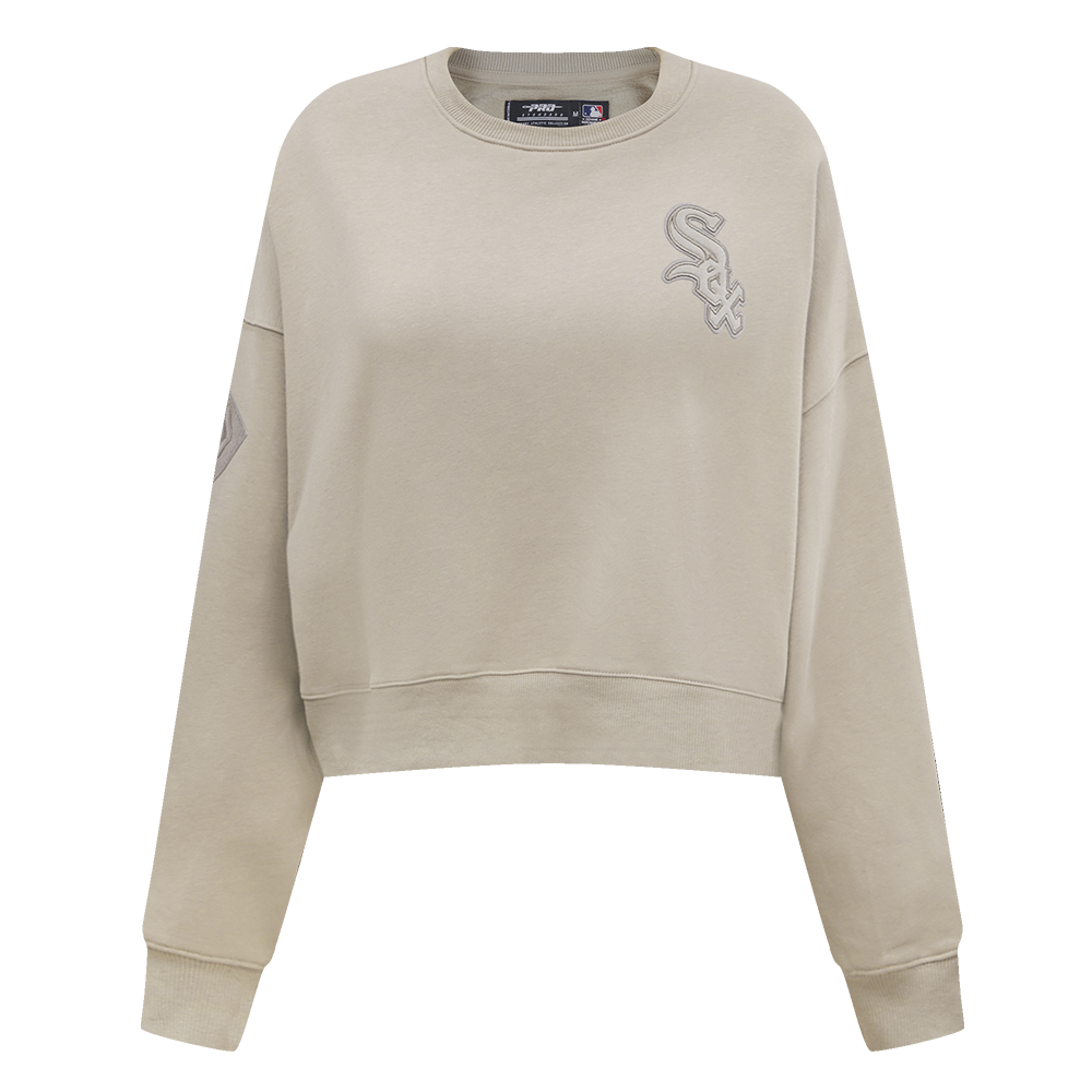 MLB CHICAGO WHITE SOX NEUTRAL CHANDAIL À COL ROND POUR FEMME (TAUPE)