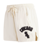 MLB CHICAGO WHITE SOX TRIPLE TONAL W WOVEN WOMEN'S SHORT (EGGSHELL)