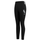 MLB CHICAGO WHITE SOX CLASSIC CHENILLE LEGGING EN JERSEY ÉPAIS POUR FEMME (NOIR)