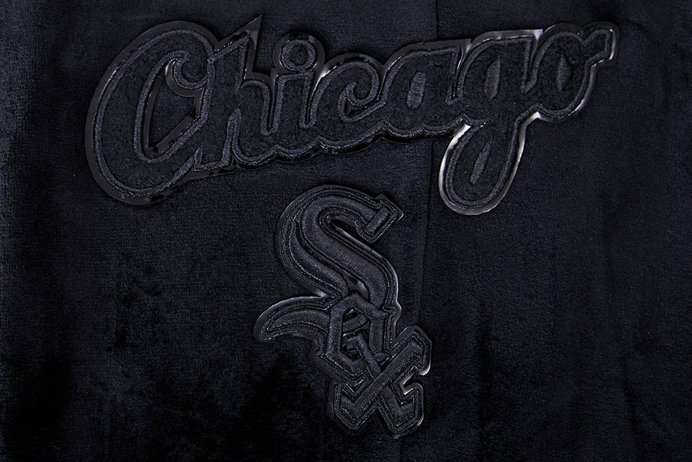 MLB CHICAGO WHITE SOX TRIPLE BLACK WOMEN'S VELOUR JOGGER (TRIPLE BLACK)