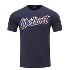 MLB DETROIT TIGERS CLASSIC CHENILLE HAUT POUR HOMME (MARINE MINUIT)