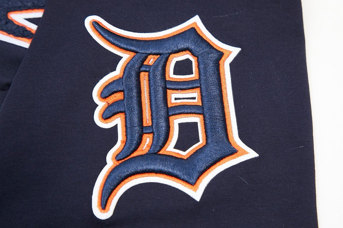 MLB DETROIT TIGERS CLASSIC CHENILLE HAUT POUR HOMME (MARINE MINUIT)
