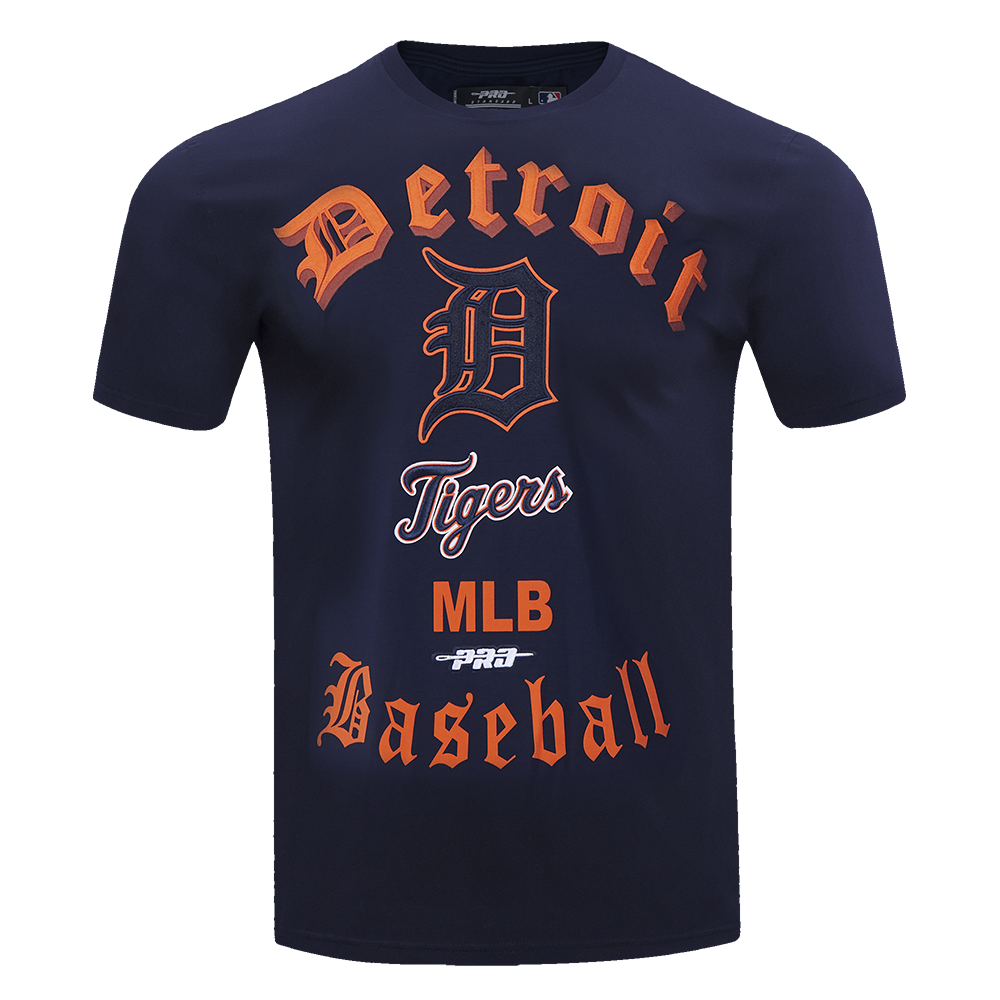 MLB DETROIT TIGERS OLD ENGLISH MEN'S SJ TOP (MIDNIGHT NAVY)