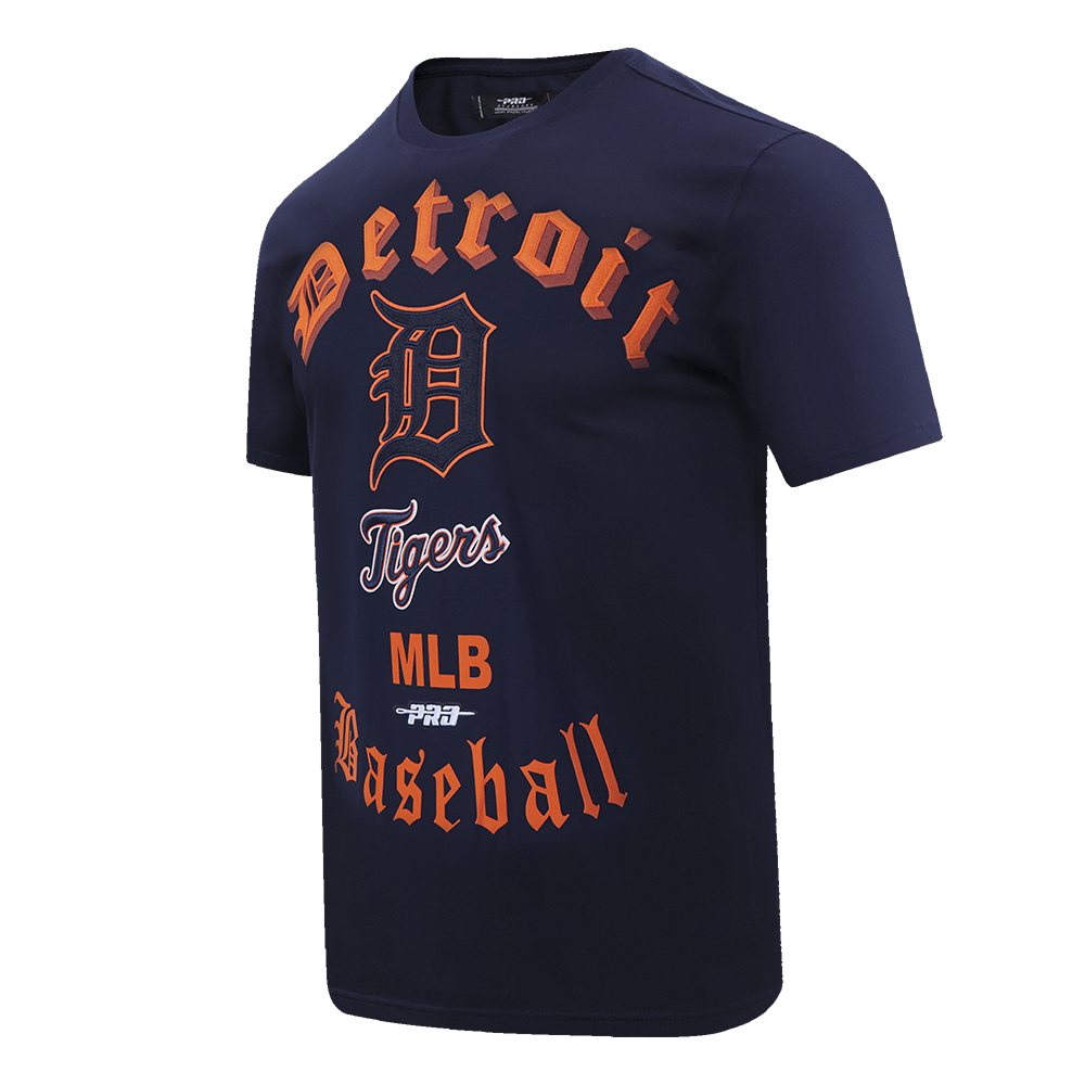 MLB DETROIT TIGERS OLD ENGLISH MEN'S SJ TOP (MIDNIGHT NAVY)