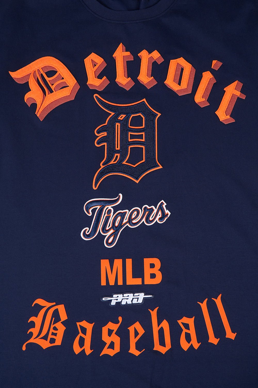 MLB DETROIT TIGERS OLD ENGLISH MEN'S SJ TOP (MIDNIGHT NAVY)