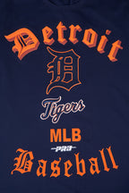 MLB DETROIT TIGERS OLD ENGLISH MEN'S SJ TOP (MIDNIGHT NAVY)