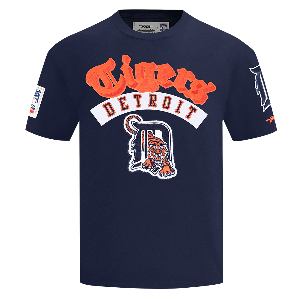 MLB DETROIT TIGERS BEST OF MEN'S CJ DROP SHOULDER TOP (MIDNIGHT NAVY)