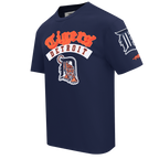 MLB DETROIT TIGERS BEST OF MEN'S CJ DROP SHOULDER TOP (MIDNIGHT NAVY)
