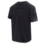 MLB DETROIT TIGERS WASHED VANGUARD T-SHIRT À MANCHES COURTES POUR HOMME (NOIR DÉLAVÉ)