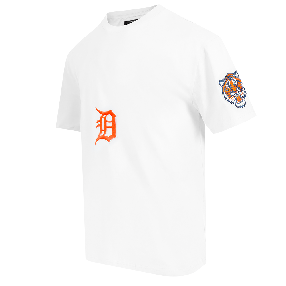 MLB DETROIT TIGERS LIVING LARGE MEN'S CJ DROP SHOULDER TOP (WHITE)