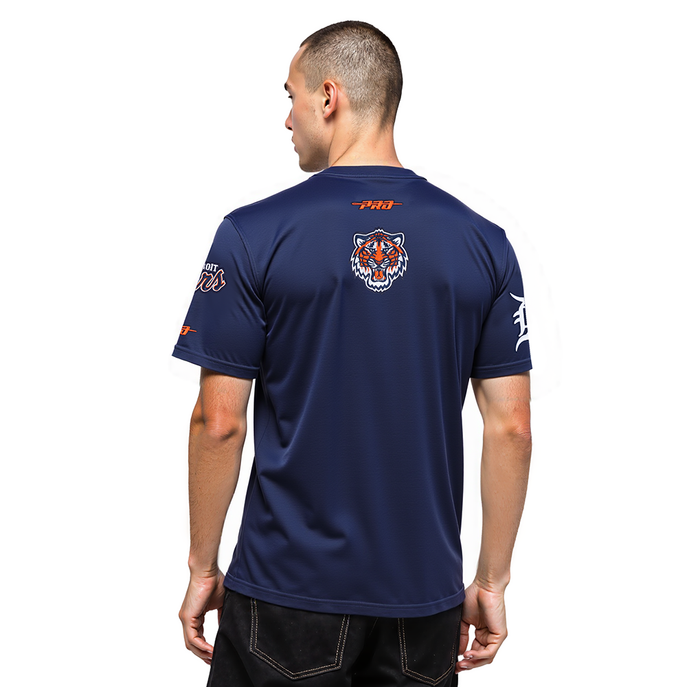 MLB DETROIT TIGERS CITY ARCH HAUT EN JERSEY SIMPLE POUR HOMME (MARINE MINUIT)