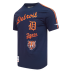 MLB DETROIT TIGERS RETRO CLASSICS HAUT POUR HOMME (MARINE MINUIT/ORANGE/MARINE MINUIT)