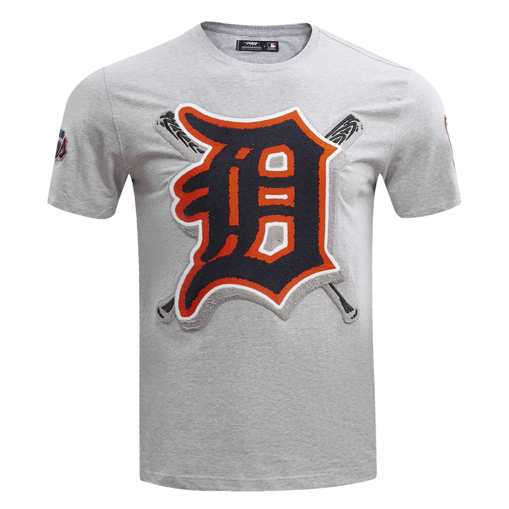 MLB DETROIT TIGERS MASH UP HAUT EN JERSEY SIMPLE POUR HOMME (GRIS CHINÉ)