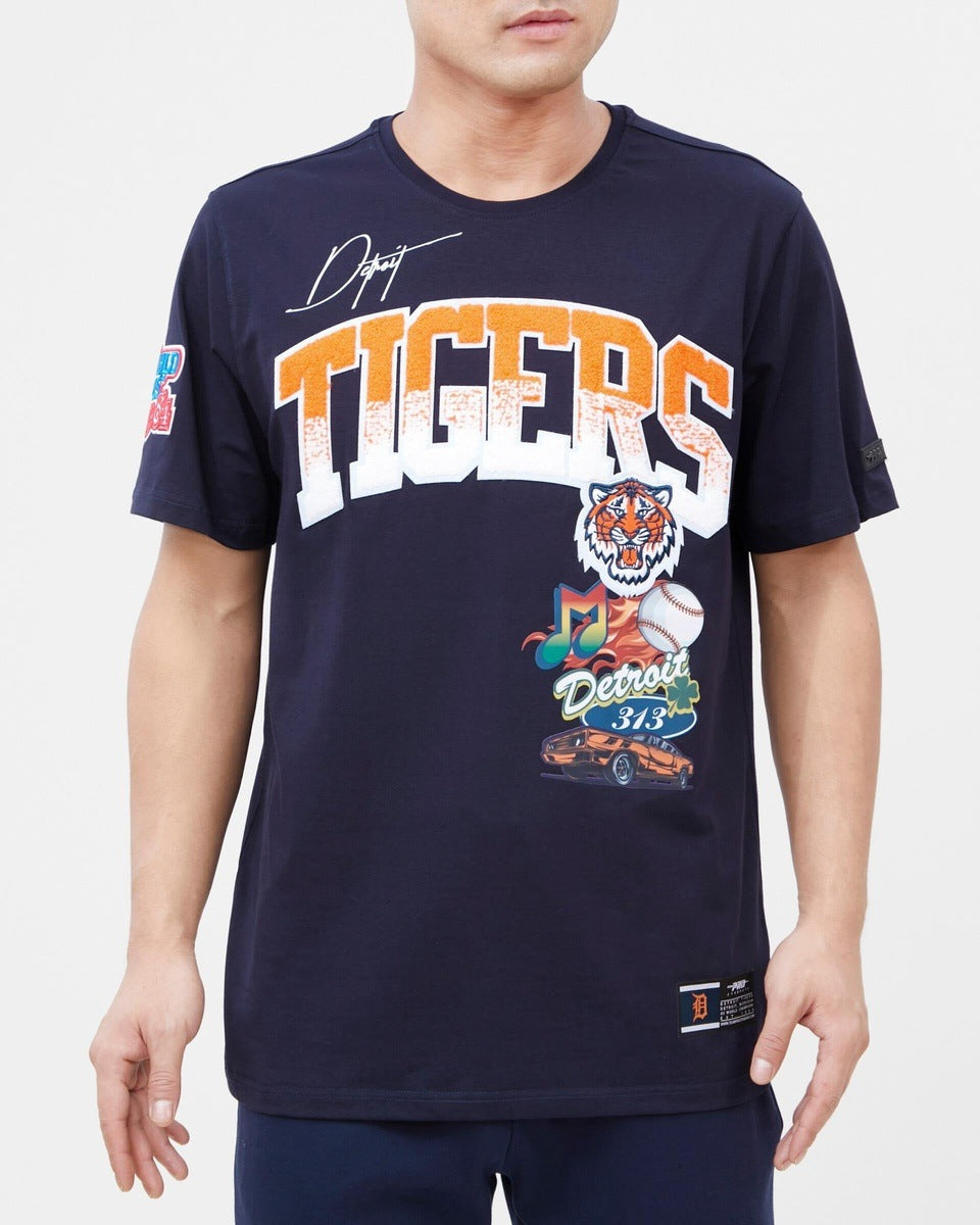 MLB DETROIT TIGERS HAUT HOMETOWN POUR HOMME (MARINE MINUIT)
