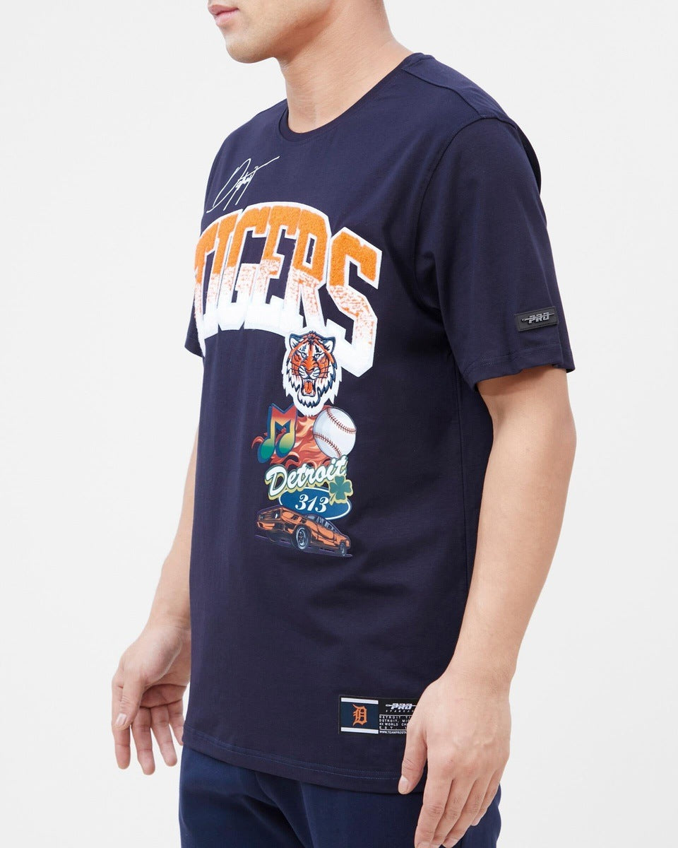 MLB DETROIT TIGERS HAUT HOMETOWN POUR HOMME (MARINE MINUIT)