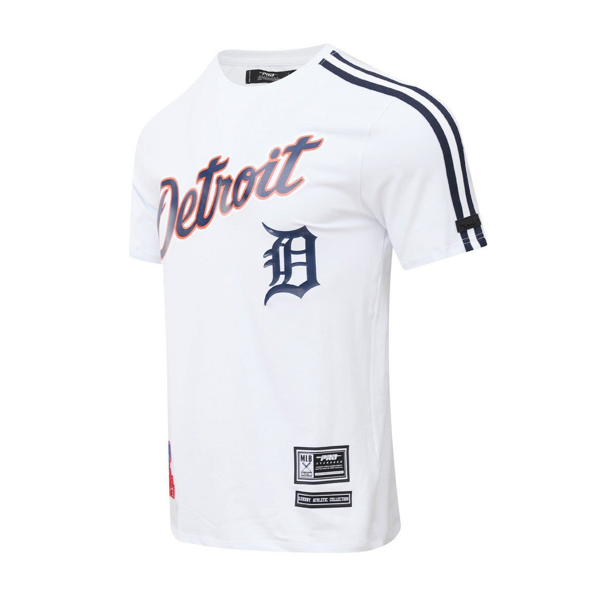 MLB DETROIT TIGERS LOGO PRO TEAM MEN'S TAPING TOP (WHITE/MIDNIGHT NAVY)