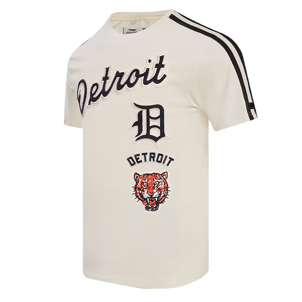 MLB DETROIT TIGERS RETRO CLASSIC MEN'S STRIPED TOP (EGGSHELL/ MIDNIGHT NAVY)