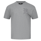 MLB DETROIT TIGERS NEUTRAL HAUT EN JERSEY DE COTON À ÉPAULES TOMBANTES POUR HOMME (GRIS CHINÉ FONCÉ)