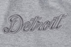 MLB DETROIT TIGERS NEUTRAL HAUT EN JERSEY DE COTON À ÉPAULES TOMBANTES POUR HOMME (GRIS CHINÉ FONCÉ)