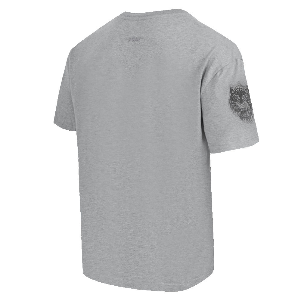MLB DETROIT TIGERS NEUTRAL HAUT EN JERSEY DE COTON À ÉPAULES TOMBANTES POUR HOMME (GRIS CHINÉ FONCÉ)
