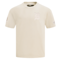 MLB DETROIT TIGERS NEUTRAL HAUT À ÉPAULES TOMBANTES POUR HOMME (COQUILLE D'ŒUF)