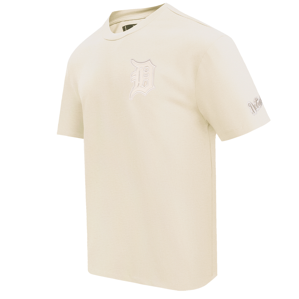 MLB DETROIT TIGERS NEUTRAL HAUT À ÉPAULES TOMBANTES POUR HOMME (COQUILLE D'ŒUF)