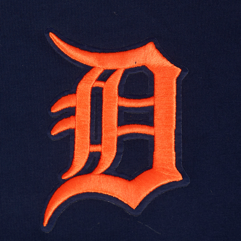 MLB DETROIT TIGERS LIVING LARGE MEN'S DROP SHOULDER LS TOP (MIDNIGHT NAVY)