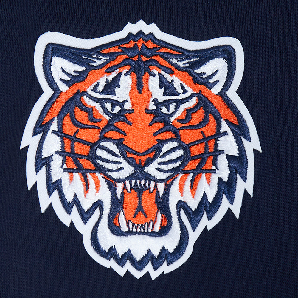 MLB DETROIT TIGERS LIVING LARGE MEN'S DROP SHOULDER LS TOP (MIDNIGHT NAVY)