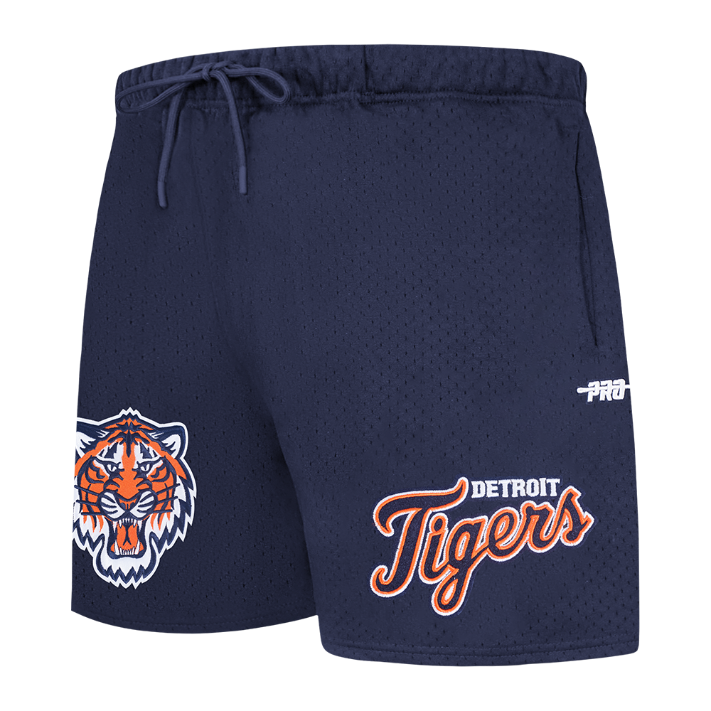 MLB DETROIT TIGERS SOUVENIR SHORT EN FILET POUR HOMME (MARINE MINUIT)