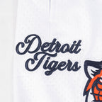 MLB DETROIT TIGERS SOUVENIR SHORT EN FILET POUR HOMME (BLANC)