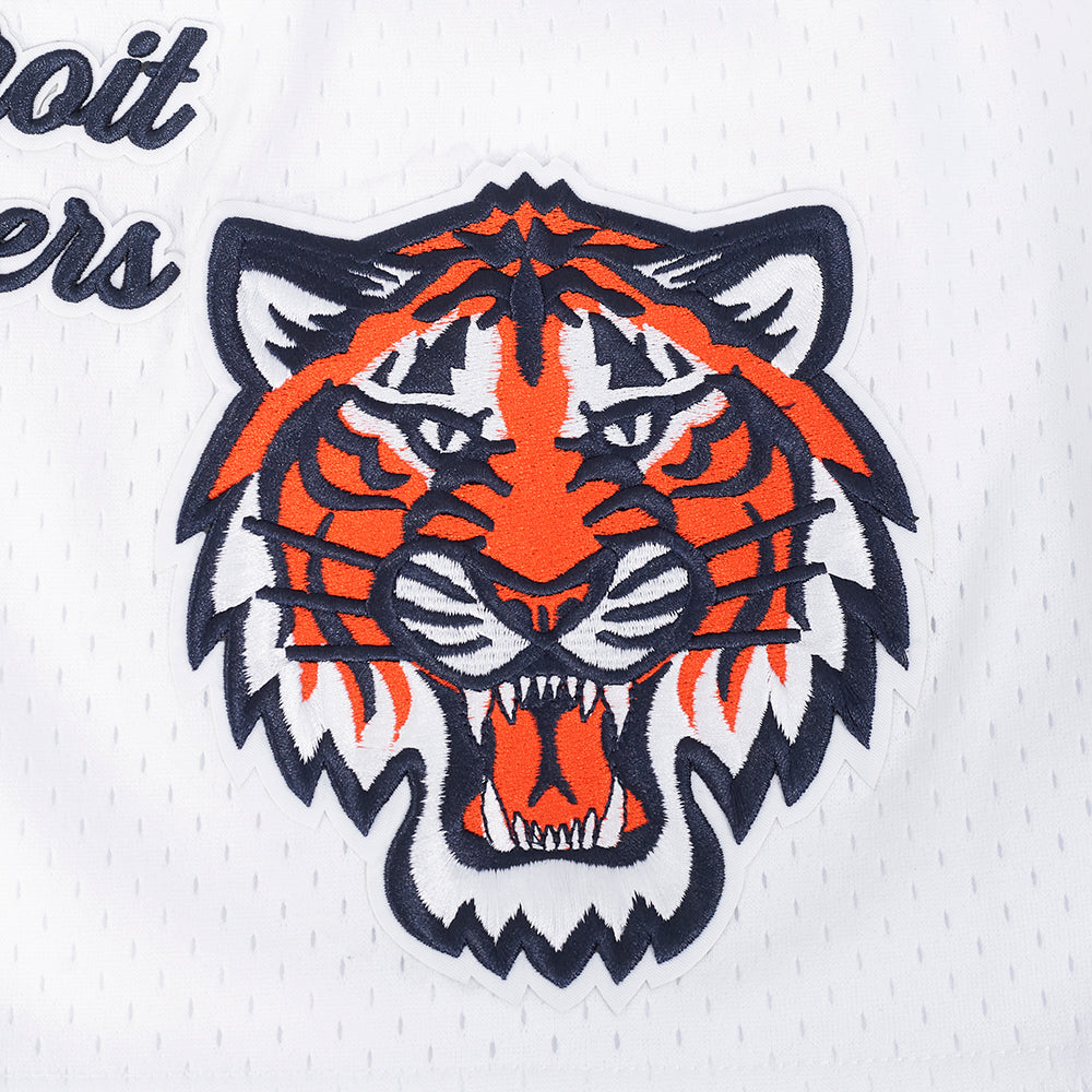 MLB DETROIT TIGERS SOUVENIR SHORT EN FILET POUR HOMME (BLANC)