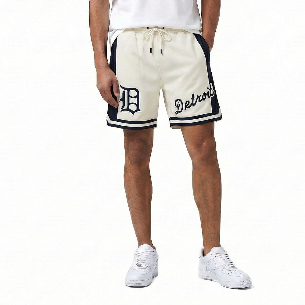 MLB DETROIT TIGERS RETRO CLASSICS MEN'S PRO 2.0 DK SHORT (EGGSHELL/ MIDNIGHT NAVY)
