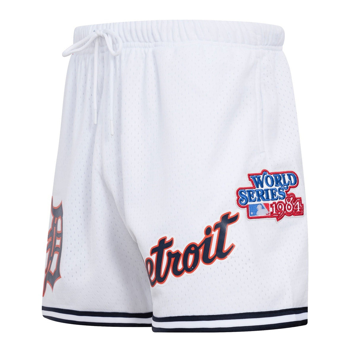 MLB DETROIT TIGERS LOGO MEN'S MESH SHORT (WHITE)