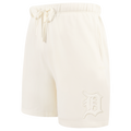 MLB DETROIT TIGERS NEUTRAL MEN'S  FLC SHORT (EGGSHELL)