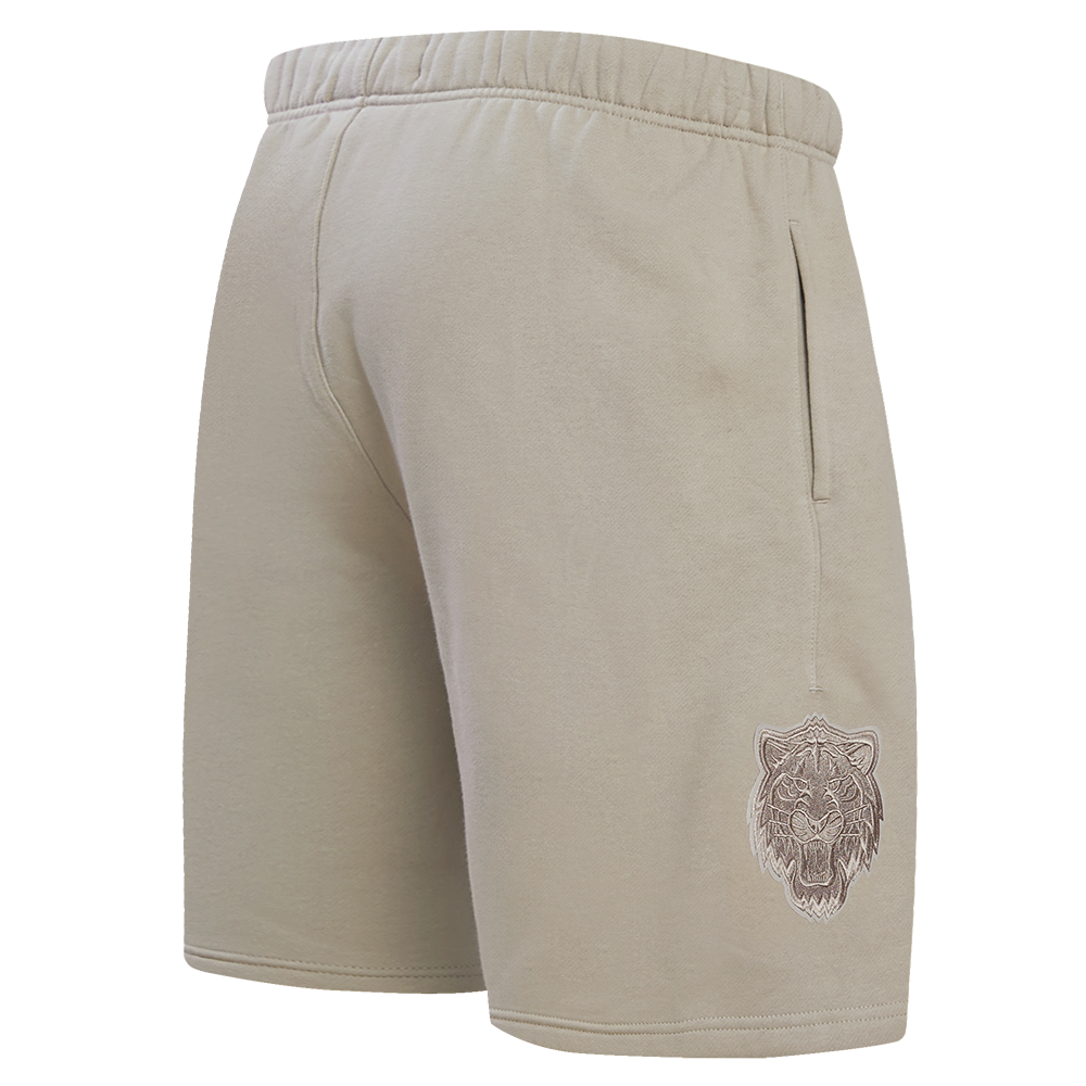 MLB DETROIT TIGERS NEUTRAL MEN'S  FLC SHORT (TAUPE)