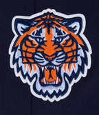 MLB DETROIT TIGERS SCRIPT TAIL MEN'S RIB FLC SWEATPANT (MIDNIGHT NAVY/ORANGE/MIDNIGHT NAVY)