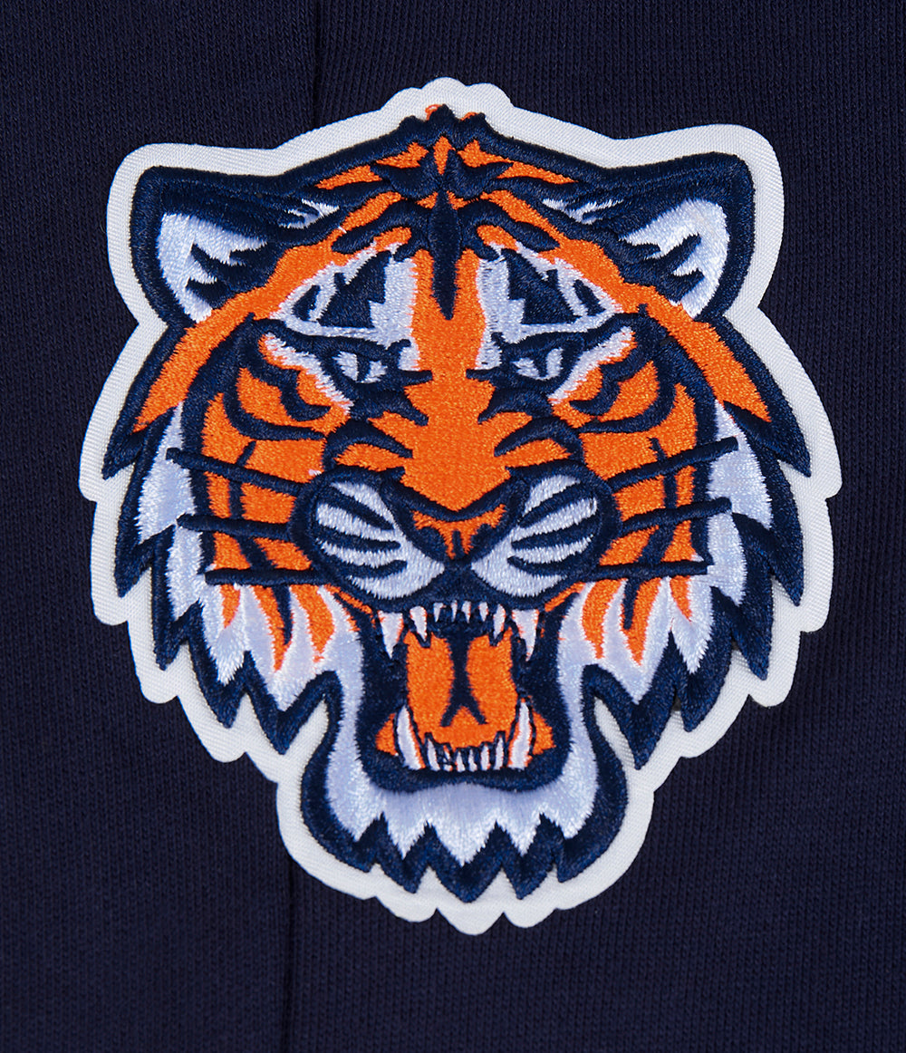 MLB DETROIT TIGERS SCRIPT TAIL MEN'S RIB FLC SWEATPANT (MIDNIGHT NAVY/ORANGE/MIDNIGHT NAVY)