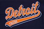 MLB DETROIT TIGERS SCRIPT TAIL MEN'S RIB FLC SWEATPANT (MIDNIGHT NAVY/ORANGE/MIDNIGHT NAVY)