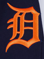 MLB DETROIT TIGERS SCRIPT TAIL MEN'S RIB FLC SWEATPANT (MIDNIGHT NAVY/ORANGE/MIDNIGHT NAVY)